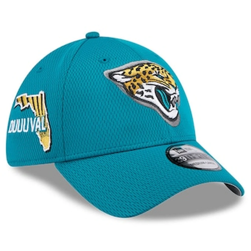 Men's New Era  Teal Jacksonville Jaguars 2024 NFL Draft 39THIRTY Flex Hat