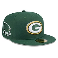 Men's New Era  Green Bay Packers 2024 NFL Draft 59FIFTY Fitted Hat