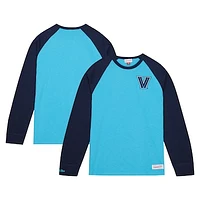 Men's Mitchell & Ness Light Blue Villanova Wildcats Legendary Slub Raglan Long Sleeve T-Shirt