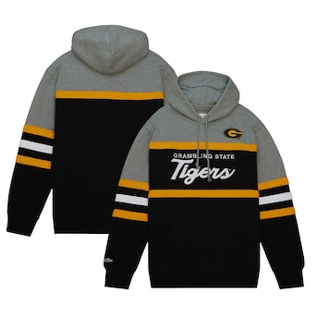 Men's Mitchell & Ness Black Grambling Tigers Head Coach Pullover Hoodie