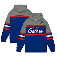 Men's Mitchell & Ness Royal Florida Gators Head Coach Pullover Hoodie