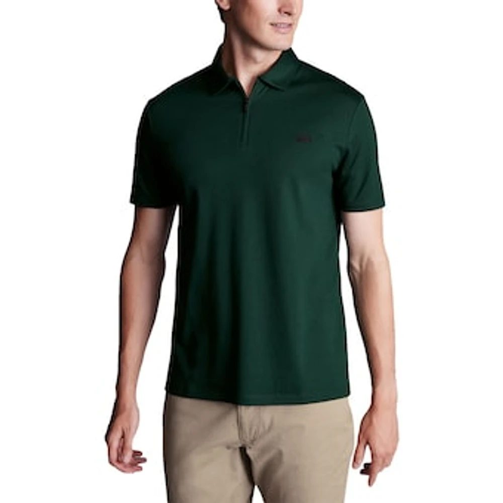 Men's Charles Tyrwhitt  Green New York Jets Quarter-Zip Polo