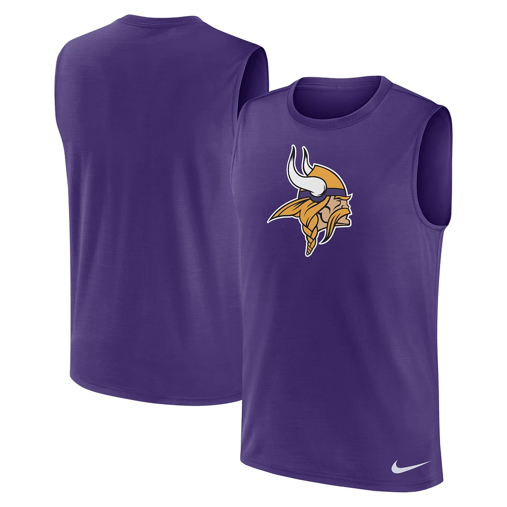 Men's Nike Purple Minnesota Vikings Blitz Legend Muscle Perform Tank Top