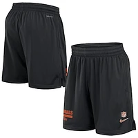 Men's Nike Black Cincinnati Bengals 2024 Sideline Performance Mesh Shorts