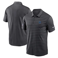 Men's Nike Anthracite Dallas Cowboys 2024 Sideline Victory Performance Polo