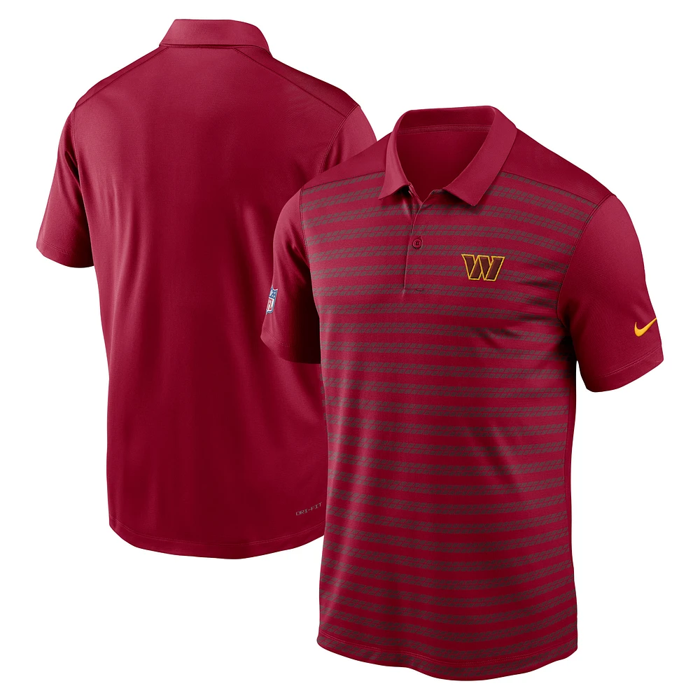 Men's Nike Burgundy Washington Commanders 2024 Sideline Victory Performance Polo