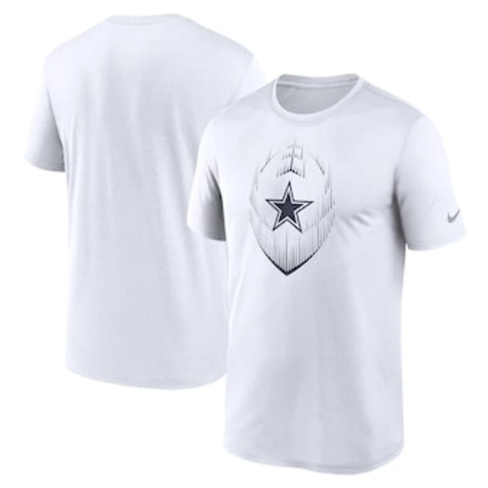 Men's Nike White Dallas Cowboys Primetime Legend Icon Performance T-Shirt