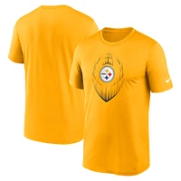 Men's Nike Gold Pittsburgh Steelers Primetime Legend Icon Performance T-Shirt