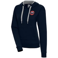 Women's Antigua  Navy Houston Astros Cooperstown Victory Pullover Hoodie
