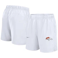 Men's Nike White Denver Broncos Blitz Victory Performance Shorts