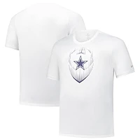 Men's  Nike White Dallas Cowboys Big & Tall Blitz Legend Icon Performance T-Shirt