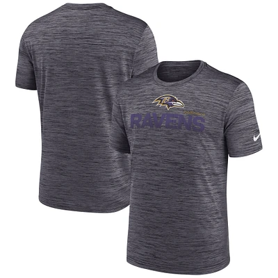 Men's Nike Black Baltimore Ravens Blitz Velocity Modern Performance T-Shirt