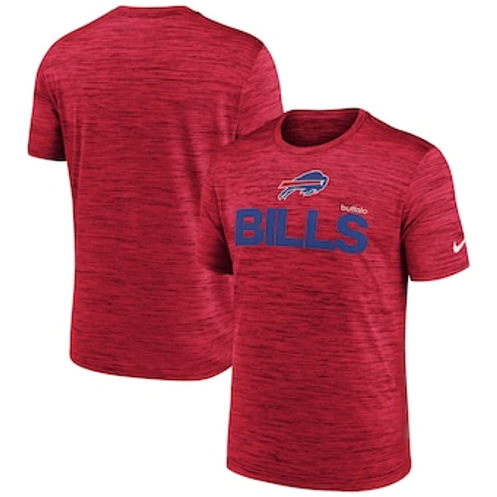 Men's Nike Scarlet Buffalo Bills Blitz Velocity Modern Performance T-Shirt