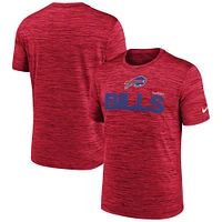 Men's Nike Scarlet Buffalo Bills Blitz Velocity Modern Performance T-Shirt