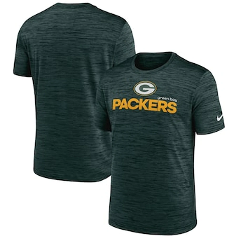 Men's Nike Green Bay Packers Blitz Velocity Modern Performance T-Shirt