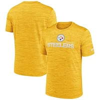 Men's Nike Gold Pittsburgh Steelers Blitz Velocity Modern Performance T-Shirt