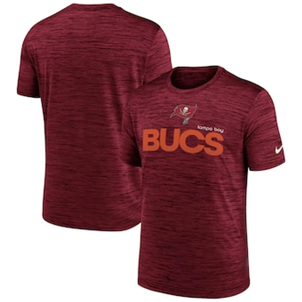 Men's Nike Red Tampa Bay Buccaneers Blitz Velocity Modern Performance T-Shirt