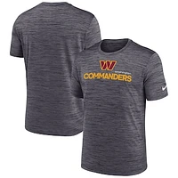 Men's Nike Black Washington Commanders Blitz Velocity Modern Performance T-Shirt