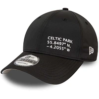 Men's New Era Black Celtic Coordinate 9FORTY Adjustable Hat