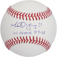 Michael Lorenzen Philadelphia Phillies Autographed Baseball with "No Hitter 8-9-23" Inscription