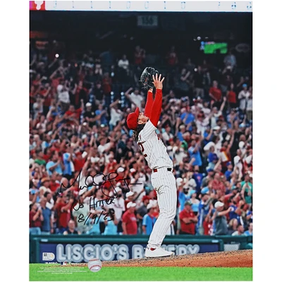 Michael Lorenzen Philadelphia Phillies Autographed 16" x 20" No-Hitter Photograph with "No Hitter 8-9-23" Inscription