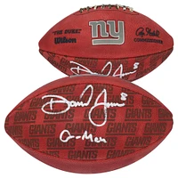 Daniel Jones New York Giants Autographed Wilson Football with Inscription