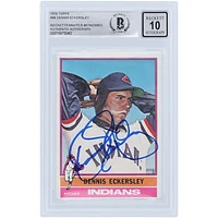 Rookie Card: Dennis Eckersley Cleveland Indians Autographed 1976 Topps Series 1 Beckett Fanatics Witnessed Authenticated