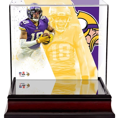 Justin Jefferson Minnesota Vikings Deluxe Mini Helmet Case