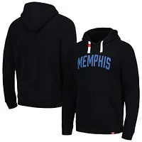 Unisex Sportiqe Black Memphis Grizzlies Chenille Olsen Tri-Blend Pullover Hoodie