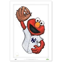 Elmo New York Yankees 24" x 36" Sesame Street Limited Edition Fine Art Print