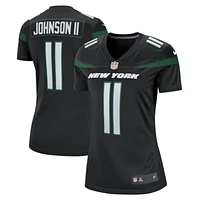 Women's Nike Jermaine Johnson II Stealth Black New York Jets Alternate Game Jersey