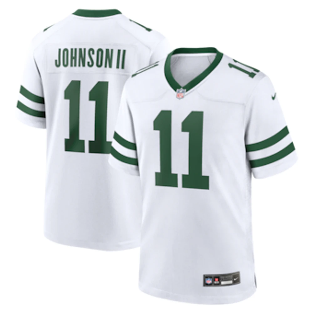 Men's Nike Jermaine Johnson II Spotlight White New York Jets Alternate Game Jersey