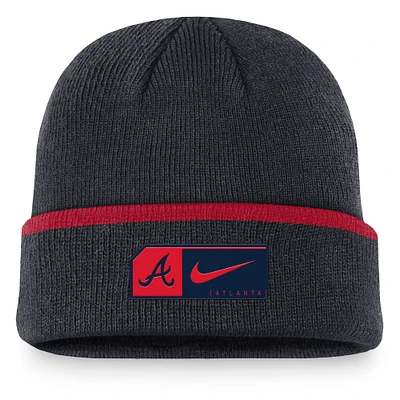 Men's Nike Navy Atlanta Braves Terra Cuffed Knit Hat