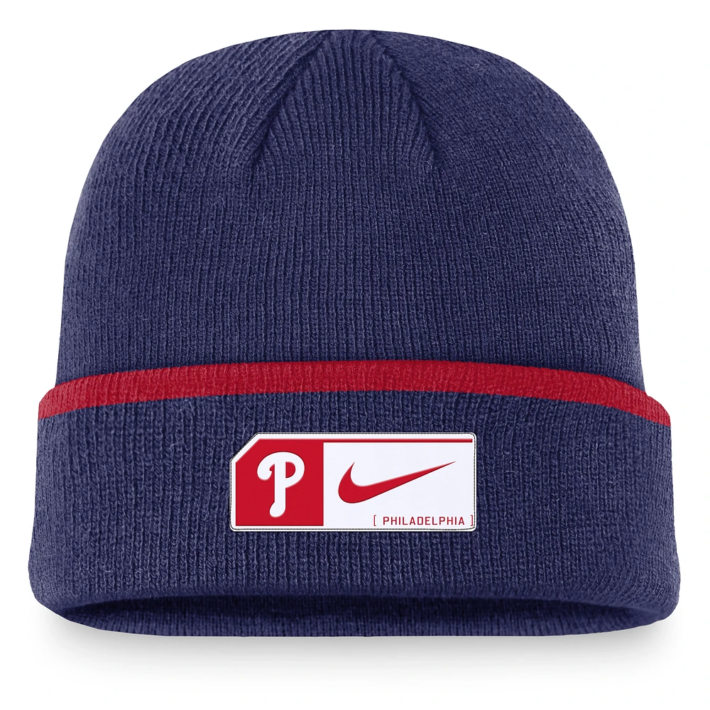 Men's Nike Navy Philadelphia Phillies Terra Cuffed Knit Hat