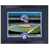 Highland Mint  Detroit Lions 13" x 16" Stadium Silver Coin Photo Mint