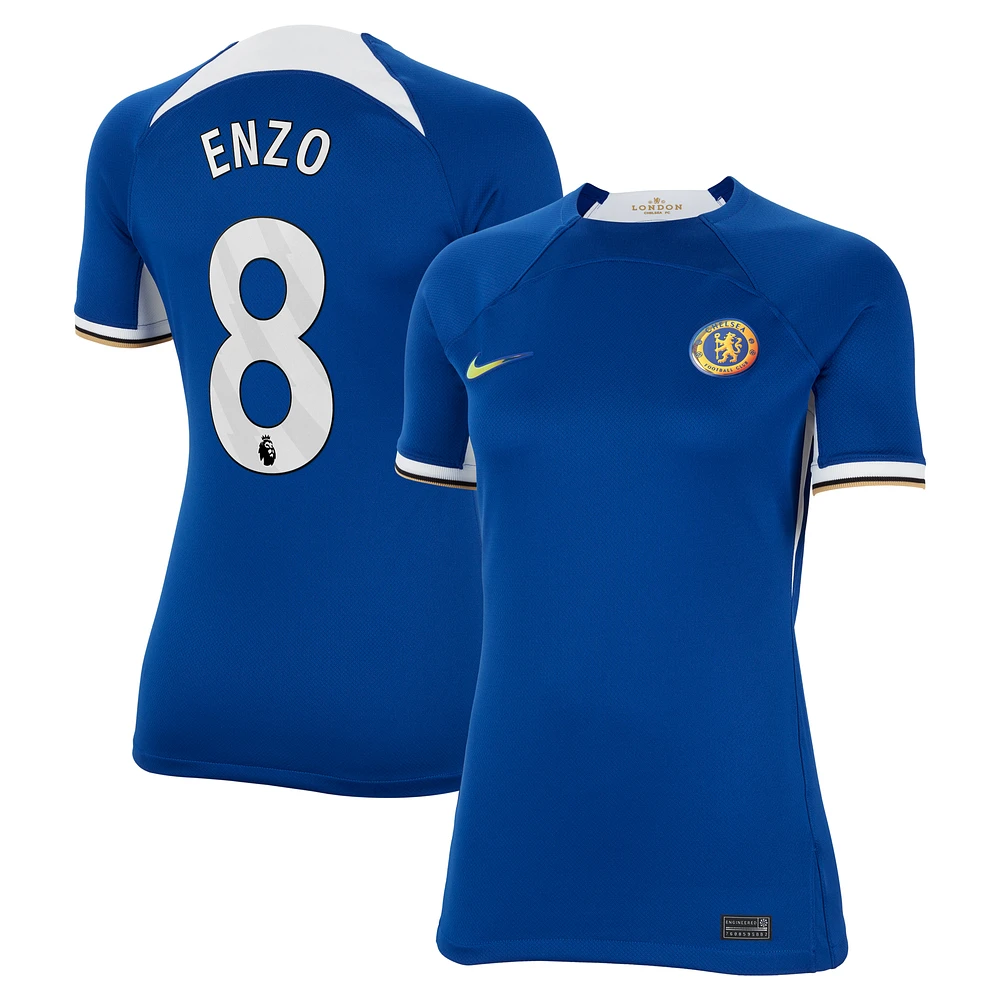 Women's Nike Enzo Fernández Blue Chelsea 2023/24 Home Stadium Replica Jersey