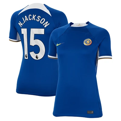 Women's Nike Nicolas Jackson Blue Chelsea 2023/24 Home Stadium Replica Jersey