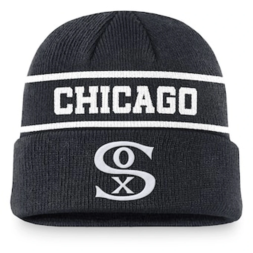 Men's Nike Navy Chicago White Sox Cooperstown Collection Rewind Terra Cuffed Knit Hat