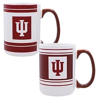 Indiana Hoosiers 15oz. Home & Away 2-Pack Mug Set