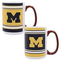 Michigan Wolverines 15oz. Home & Away 2-Pack Mug Set