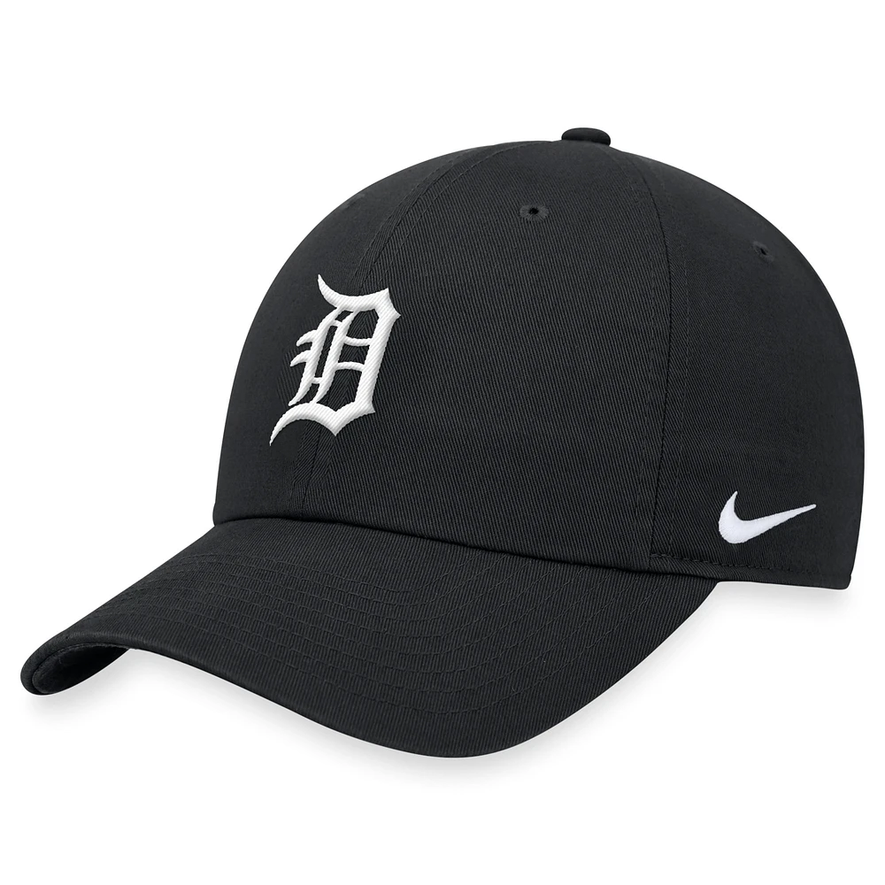 Men's Nike Black Detroit Tigers Club Adjustable Hat