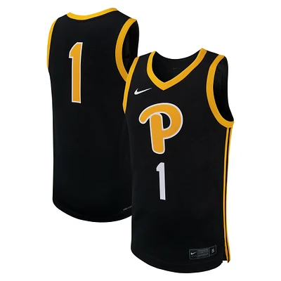 Men's Nike Black Pitt Panthers Replica Basketball Jersey