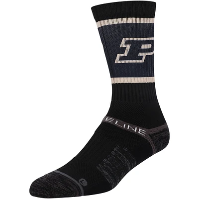 Unisex Strideline Purdue Boilermakers Premium Primary Logo Crew Socks