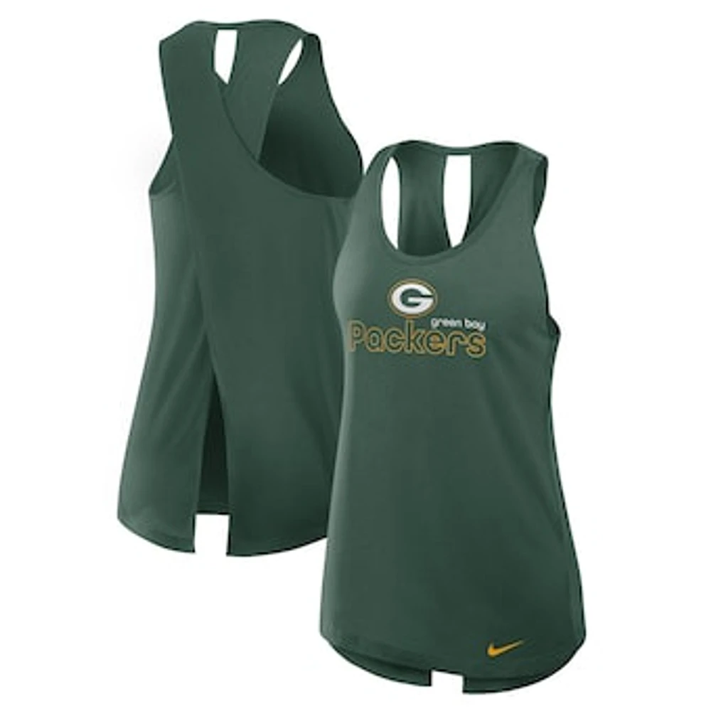 Women's Nike Green Bay Packers Plus Performance Tank Top