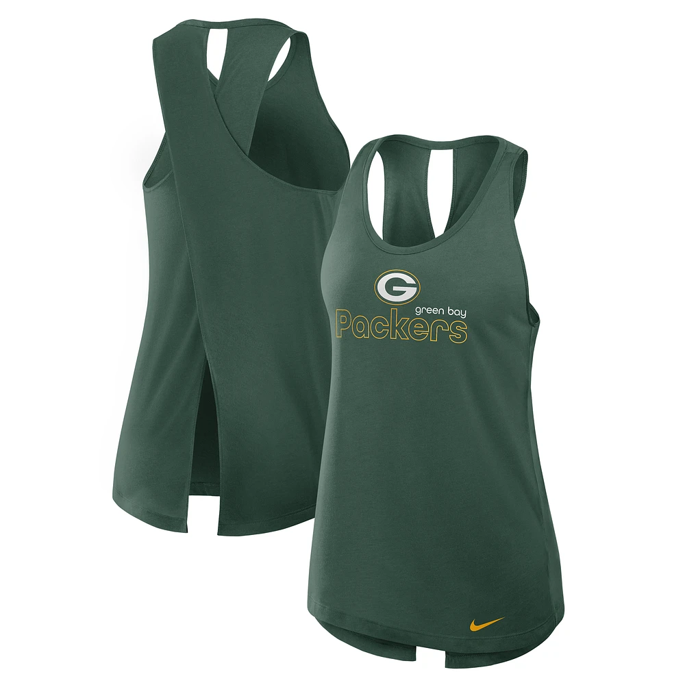 Women's Nike Green Bay Packers Plus Performance Tank Top