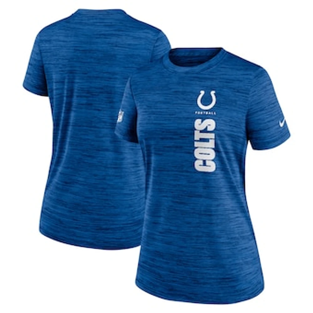 Women's Nike Royal Indianapolis Colts Velocity Performance T-Shirt