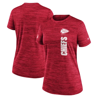 Women's Nike Red Kansas City Chiefs Velocity Performance T-Shirt