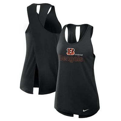 Women's Nike Black Cincinnati Bengals  Crossback Performance Tank Top