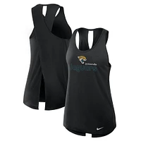 Women's Nike Black Jacksonville Jaguars  Crossback Performance Tank Top