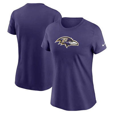 Women's Nike Purple Baltimore Ravens  Primary Logo T-Shirt